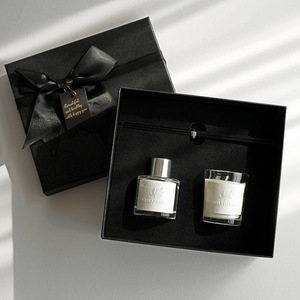 Factory Ready Flameless Fragrance Kit Elegant Diffuser Candle <b>Gift</b> <b>Box</b> Custom Print Logo Wedding Birthday Present - Product Image 1