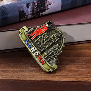 Londra Souvenir il paese del regno unito magnete in metallo magnete personalizzato in metallo magnete personalizzato in metallo - Product Image 6