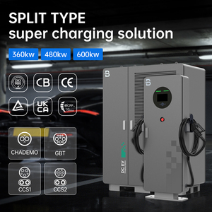 เครื่องชาร์จรถยนต์ไฟฟ้าแบบแยกส่วนเชิงพาณิชย์ รุ่นใหม่ 180KW-600KW ติดตั้งบนพื้น แบบหลายหัวชาร์จ พร้อมตู้ป้องกัน IP55/IK10 ระบบระบายความร้อนด้วยลมบังคับอัตโนมัติ - Product Image 3