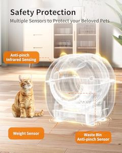 صندوق فضلات القطط ذاتي التنظيف بأقل سعر من المصنع لعام 2025، سعة 76 لتر، صندوق فضلات أوتوماتيكي للقطط مع تحكم عبر التطبيق لعدة قطط - Product Image 5