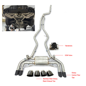 Sistema de Escape Valvetronic de Alta Calidad CSZ SS304 M340i para BMW G20 M340i G22 <span class=keywords><strong>M440i</strong></span> B58 3.0T, Silenciador con Válvula, Sistema de Escape Catback - Product Image 6