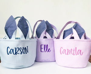 Panier de Pâques, croix, cadeau religieux personnalisé pour enfants, panier en EVA, fonction de sécurité, premier sac de Pâques - Product Image 1