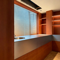 Buffet moderne modulaire en acier inoxydable, meuble de rangement écologique pour la maison, résistant à l'eau et à la corrosion