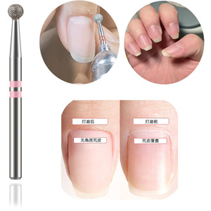 Broca de Diamante <span class=keywords><strong>Rusa</strong></span> para <span class=keywords><strong>Uñas</strong></span>, Herramienta de Manicura y Pedicura, Limpieza de Cutículas y Callosidades, Broca de Diamante Portátil - Product Image 2