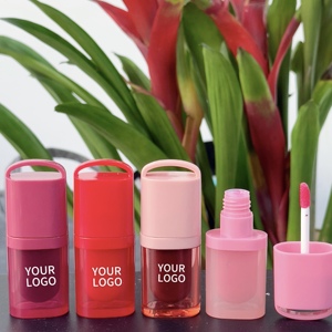 Huile à lèvres brillante 10 couleurs avec porte-clés, logo personnalisé, végane, aux fruits, étiquette privée, naturelle, nourrissante, scintillante - Product Image 4