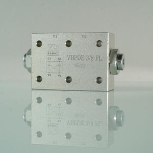 Two-Way Hydraulic Lock with <b>Plate</b> Connection G1/2 Cylinder Pressure Holding Valve VRDL-G3/8-FL Hard Chrome Plated Piston Rod - Product Image 2