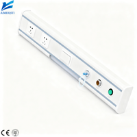Ai Mei Qi Ti Unidad de Suministro a Cabecera Motorizada de Aleación de Aluminio de Alta Resistencia con Iluminación LED, Montaje en Pared, Blanca, 220V