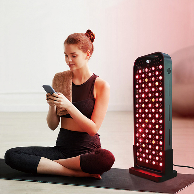 BIOMOL 6 Wavelengths LED Red Light Therapy NIR near Infrared Panel with Voice Control