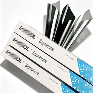 Pellicola per Finestrini Auto VKOOL in Ceramica Nano, Pellicola VK40 VK30 VK70 con Logo V-kool, <span class=keywords><strong>Tinta</strong></span> per Finestrini V-kool IRR99 Anti-ingiallimento - Product Image 1