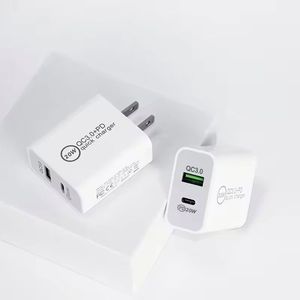 EU US <b>PLUG</b> 20W Quick Phone Charger Best QC 3.0 Universal <b>Usb</b> + Type <b>C</b> Wall Charger Adapter - Product Image 3