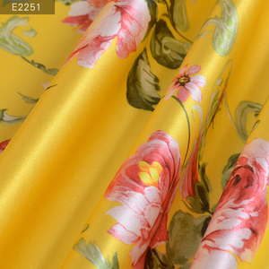 HYSK-<span class=keywords><strong>tela</strong></span> de seda de morera pura satinada, estampado floral personalizado, impresión Digital, ropa suave, en oferta - Product Image 2