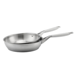 Toptan özel mutfak eşyaları paslanmaz çelik tencere seti tencere ve tavalar Set silikon kolu ile 10 parça TENCERE SETİ - Product Image 4