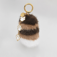Porte-clés en peluche personnalisé avec logo, pendentif mignon pour sac à main, accessoire décoratif pour voiture, cadeau