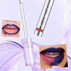MLM Custom Blue Pearlescent Peel Off Lip Gloss Non-Fading Easy to Color Waterproof Smudge Proof Vegan Long wear lip color - Product Image 1
