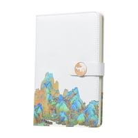 Carnet de notes créatif et culturel blanc avec impression et fermoir – Fabricant de carnets cadeaux créatifs et culturels