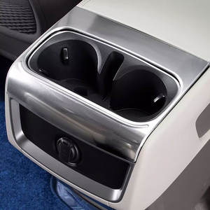 Accesorios interiores de acero inoxidable automotriz OEM para 2021 <span class=keywords><strong>Kia</strong></span> <span class=keywords><strong>Carnival</strong></span> 2nd Drain Cup Panel Trim Frame - Product Image 2