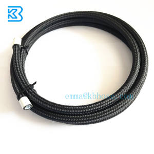 KB Racing 3AN # Tubo Flessibile per Freni in Nylon Nero AN3 con Treccia in Acciaio Inox e PTFE per Moto - Garanzia di 1 Anno - Product Image 4