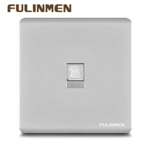 Vente directe d'usine RJ45 CAT 5 / CAT 6 Prise murale pour ordinateur / TV / Téléphone RJ11 - Product Image 1