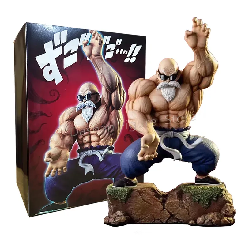 Mainan tokoh PVC Anime Kame Sennin 27CM Dragon GK Master Roshi patung Manga hadiah kartun dua kepala berubah