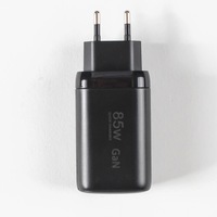 Chargeur PD 85W GaN 3-en-1, adaptateur USB-C à charge rapide, compatible avec les ordinateurs portables Apple, garantie de 3 mois