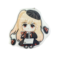 Porte-clés personnalisé Anime Krychain, Porte-clés en peluche de dessin animé, Fabricant de porte-clés en peluche courts et bidirectionnels sur mesure