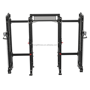 ดงลี่ DLR14 แร็คพาวเวอร์พร้อมสายเคเบิลครอสโอเวอร์ ระบบมัลติพูลเลย์ เครื่องออกกำลังกายแบบติดผนัง แร็คสควอทสำหรับบริหารหน้าอก/แขน รับน้ำหนักได้ 80 กก.*2 - Product Image 3