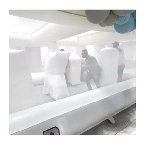 Al aire libre interior interactivo campo de batalla inflable NerfWar Arena niños adultos inflable <span class=keywords><strong>Paintball</strong></span> campo <span class=keywords><strong>combate</strong></span> Arena - Product Image 2
