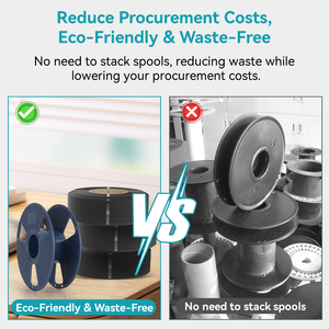 Sunlu PETG sợi <span class=keywords><strong>carbon</strong></span> Refill Filament mà không cần ống chỉ 1.75mm 1kg, nhiều màu sắc, gọn gàng vết thương, dễ dàng để cài đặt máy in 3D Filament - Product Image 4