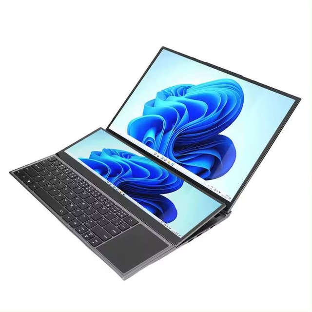 2024 Special Dual Screen Core I7 Laptop Intel 10th I7-10750H CPU 2.6-5.0 GHz 16GB ROM 512GB SSD for Home Office Gaming Computer