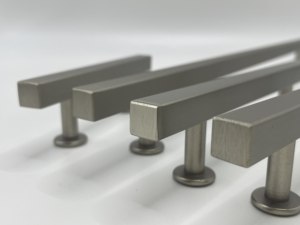 클래식 새틴 니켈 사각 조절식 바 손잡이 주방 및 빌라 가구용 스틸 - Product Image 2