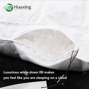 Lujo nube Natural suave cómodo 100% funda <span class=keywords><strong>de</strong></span> algodón RDS certificado <span class=keywords><strong>plumas</strong></span> abajo almohadas <span class=keywords><strong>para</strong></span> dormir <span class=keywords><strong>cama</strong></span> almohada - Product Image 2