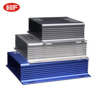 Caja de Control de Aleación de Aluminio Extruido con Recubrimiento en Polvo para Montaje en Pared, Carcasa para Amplificador de PCB con Clasificación IP54