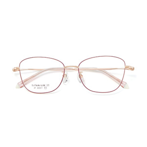Monturas de Gafas de Titanio Puro Modelo 6301, Ligeras, Montura Completa, Unisex, Lentes Acrílicas, Origen Danyang - Product Image 4