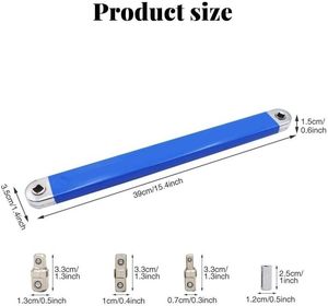 Llave de extensión de torsión con trinquete al por mayor de 15 pulgadas para espacios reducidos con adaptadores de 1/2, 1/4 y 3/8, universal para reparación de automóviles - Product Image 4
