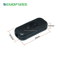 Lampe à cordon en ligne doré 302 avec interrupteurs à bouton-poussoir marche-arrêt pour bureau ou lit pour hôtels Interrupteurs à bascule