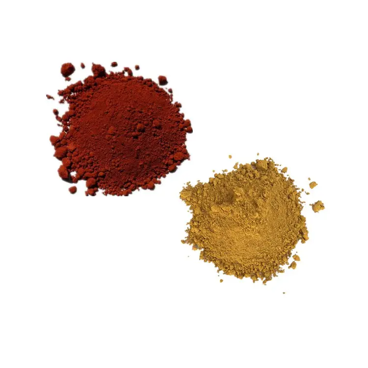 Colorante y pigmentos para pintura a base de agua, óxido de hierro rojo y marrón amarillo óxido férrico negro rojo