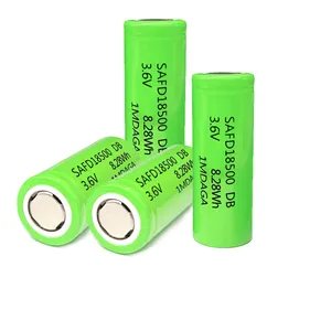 SAFD 18500分贝电池2400毫安时3.6伏4.8A锂离子电池风扇摄像机灯