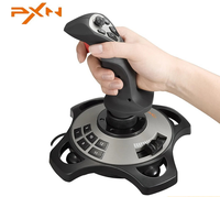 Manette Simulateur de Vol PXN-2113 Pro Joystick pour PC/Ordinateur de Bureau, Accessoire de Jeu