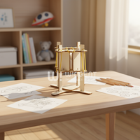 Kit de Modélisation DIY en Bois avec Élastiques, en Contreplaqué Découpé au Laser, Activité Éducative STEM à Assembler pour Enfants, Adolescents, Adultes et Écoles