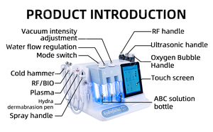 Máquina Facial para Eliminar Puntos Negros y Limpiar Poros - 6 en 1 con Inyección de Oxígeno y Succión de Agua, Enchufe ZA para Salón de Belleza - Product Image 5