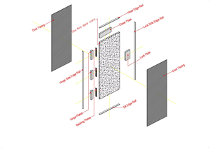 Puerta <span class=keywords><strong>de</strong></span> Acero Contra Incendios, Puerta Batiente Ignífuga, Herrajes para Salida <span class=keywords><strong>de</strong></span> Emergencia, Herrajes Antipánico, Puerta <span class=keywords><strong>de</strong></span> <span class=keywords><strong>Escape</strong></span> <span class=keywords><strong>de</strong></span> Incendios - Product Image 6