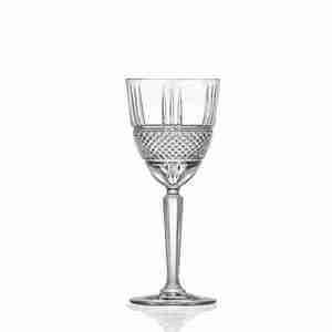 RCR Brillante Wine <b>Glasses</b> 23cl Set Of 6 <b>Crystal</b> Goblets For Wine Drinking - Product Image 1