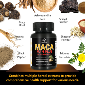 Chinaherbs - Polvo de Maca Orgánico Natural para Hombres, Mayor Energía en la Cama, Cápsulas de Maca Negra Plus, Raíz de Maca, Cápsulas de Maca para Hombre - Product Image 4