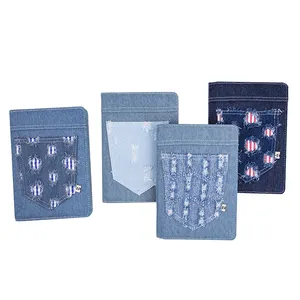 2022 New Arrival Portable Promotion B6 Denim Fabric Jeans Pocket Hardcover Notebook