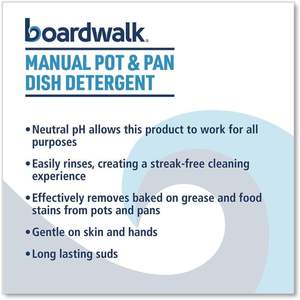 Detergente manual para platos con aroma a brisa fresca de 1 galón para ollas y sartenes (4/caja) - Product Image 2