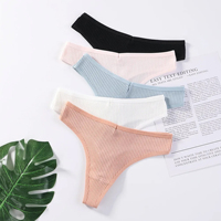 Vente en gros de jolies culottes pour filles en string et tanga, vente en gros de nouveaux bikinis en coton à 95%, culottes sexy pour filles, slips à dos nu pour filles