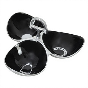 Bol de service de serveurs de conception de chaussures de cheval trois plats différents bols de service pour hôtels et restaurants bols en métal de bonne qualité - Product Image 1