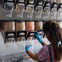 Distributeur de noix rotatif, Dispensador a Granel Candy, pour produits en vrac, station de choix et de mélange