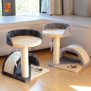 Cama <span class=keywords><strong>de</strong></span> Escritorio <span class=keywords><strong>de</strong></span> Lujo para Gatos, <span class=keywords><strong>Hamaca</strong></span> Suave Giratoria <span class=keywords><strong>de</strong></span> 360 Grados, Extraíble, para Gatos <span class=keywords><strong>de</strong></span> Interior, Embalaje <span class=keywords><strong>de</strong></span> Cartón Sólido - Product Image 2