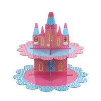 Supports à gâteaux en carton à 3 niveaux en gros pour mariages, anniversaires et événements – Boîtes en papier pour servir les gâteaux lors de fêtes